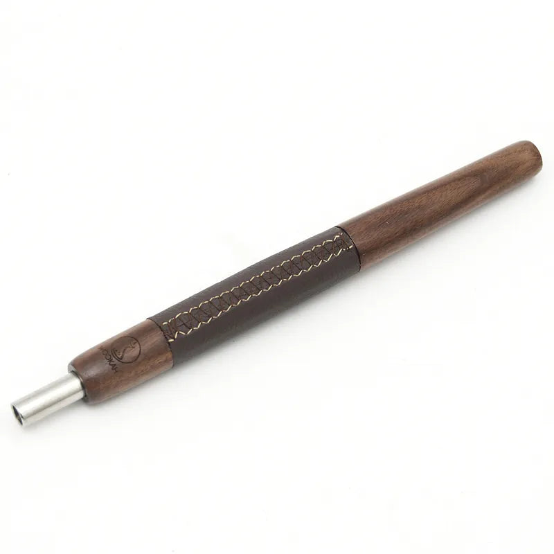 WOOKAH – Mouthpiece Leather Brown WALNUT