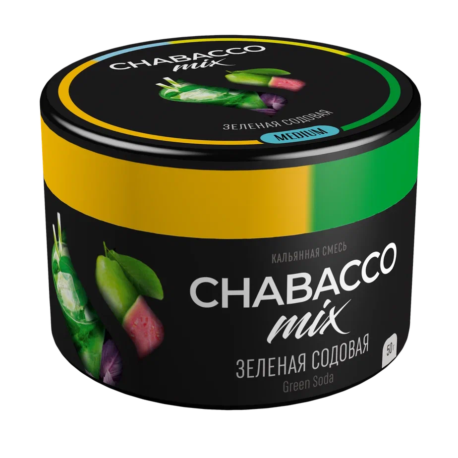 Chabacco Green Soda Hookah Tobacco 50g