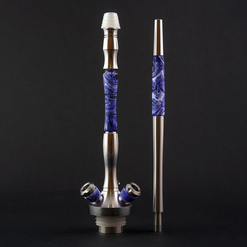 Union Hookah Fibonacci Acrylic Violet