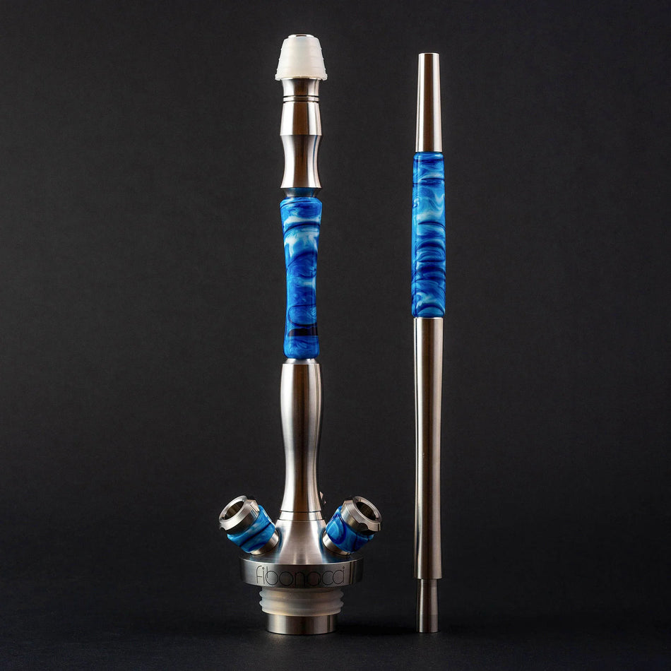 Union Hookah Fibonacci Acrylic Blue