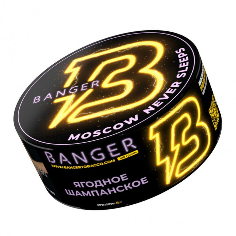 Banger Moscow Never Sleeps Hookah Tobacco 100g