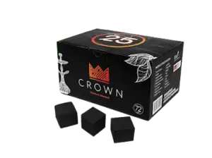 Crown Charcoal 25mm - SoBe Hookah