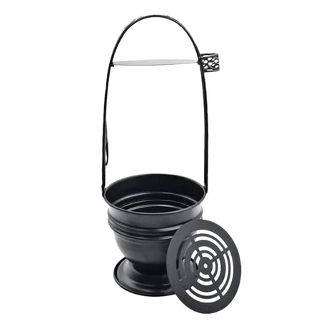 Black Hookah Charcoal Basket Large - SoBe Hookah