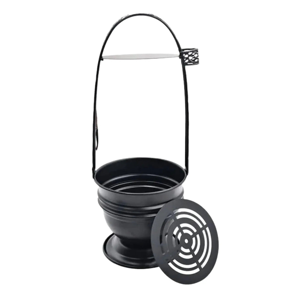 Black Hookah Charcoal Basket Large - SoBe Hookah