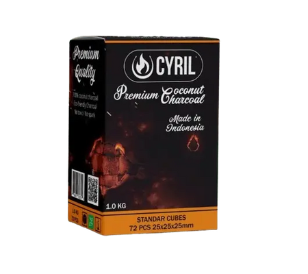 Cyril Coco Charcoal 25mm - SoBe Hookah