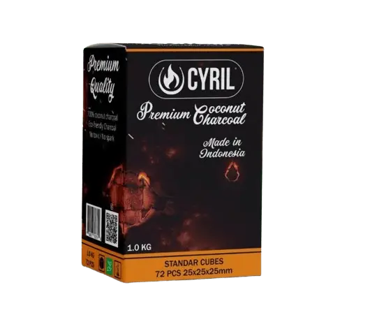 Cyril Coco Charcoal 25mm - SoBe Hookah