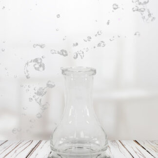 Vessel Mini Drop Clear Hookah Base