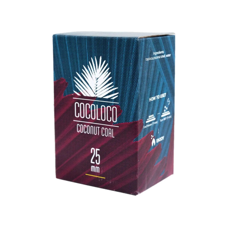 Coconut hookah charcoals at SoBe Hookah