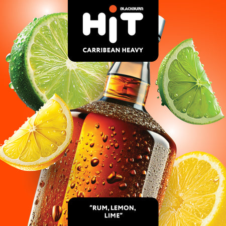 Black Burn HiT – Caribbean Heavy 30G (Rum, Lemon, Lime)