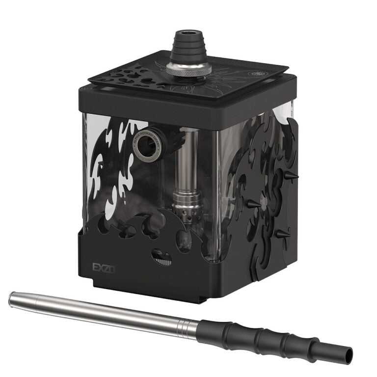 Alpha Hookah Smart Exzo Tribal Black