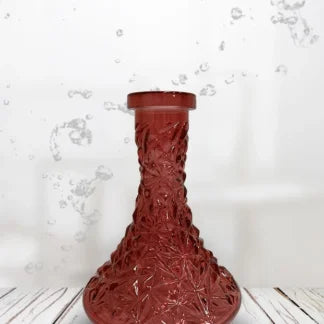 Vessel Premium Frosty Red Hookah Base