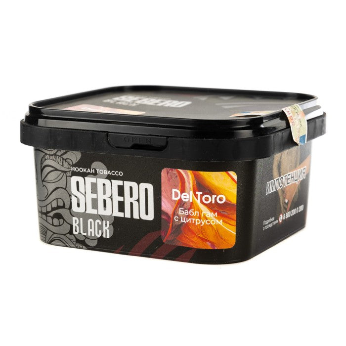 Sebero Black Del Toro Hookah Tobacco 200g
