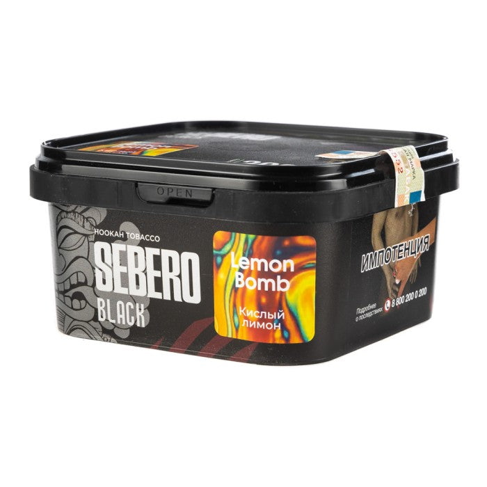 Sebero Black Lemon Bomb Hookah Tobacco 200g