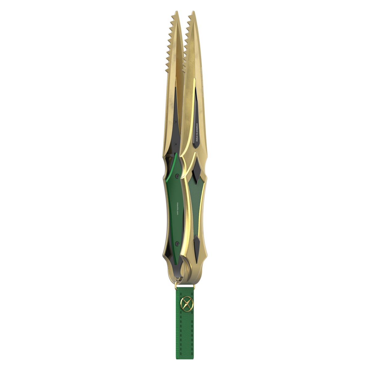 Maxx Tongs Emerald Gold