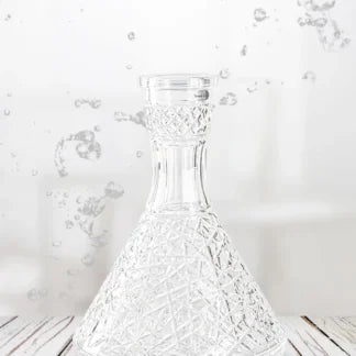 Vessel Premium Crystal Clear Cut 3 Hookah Base