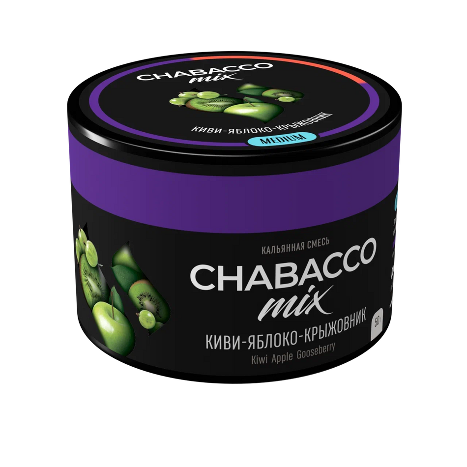 Chabacco Kiwi Apple Gooseberry Hookah Tobacco 50g