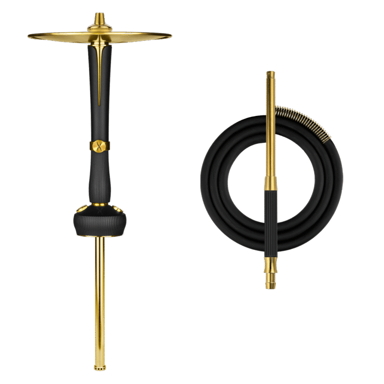 Hoob Enzo Black and Gold Hookah