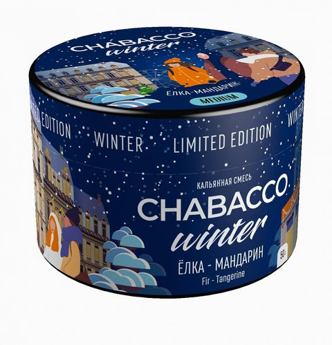 Chabacco Fir Tangerine Hookah Tobacco 50g