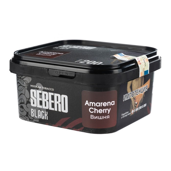 Sebero Black Amarena Cherry Hookah Tobacco 200g