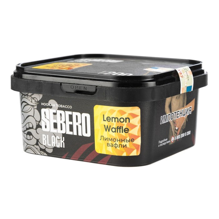 Sebero Black Lemon Waffle Hookah Tobacco 200g