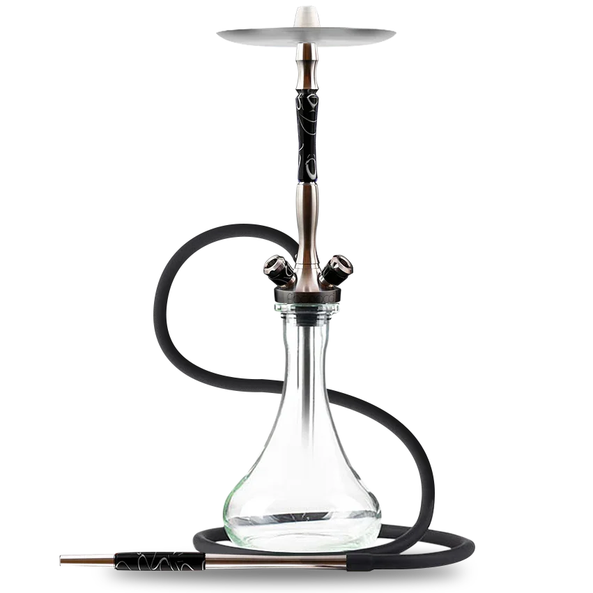 Union Hookah Fibonacci Acrylic Black