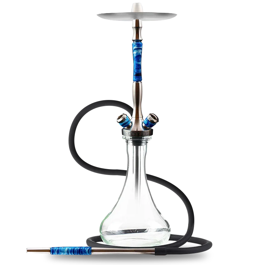 Union Hookah Fibonacci Acrylic Blue
