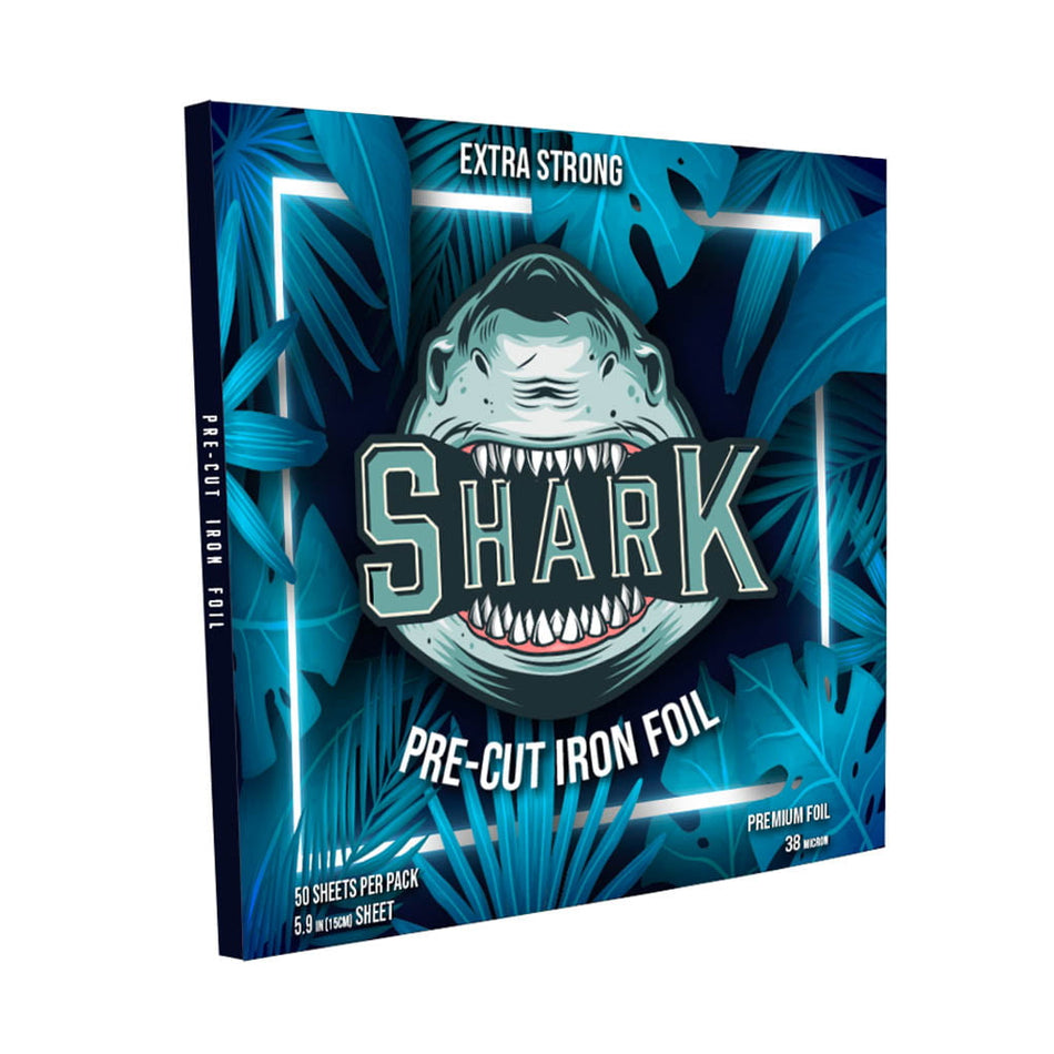 Cyril Aluminium Foil Shark Pre-cut &amp Punched – 40micr 50 Sheet