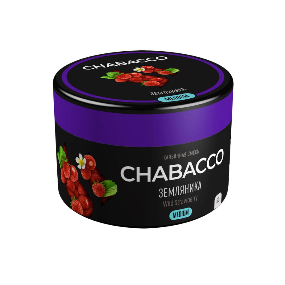 Chabacco Wild Strawberry Hookah Tobacco 50g