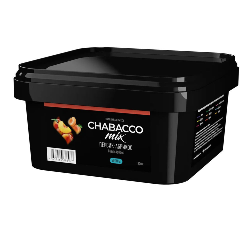 Chabacco Mix Peach Apricot Hookah Tobacco 200g
