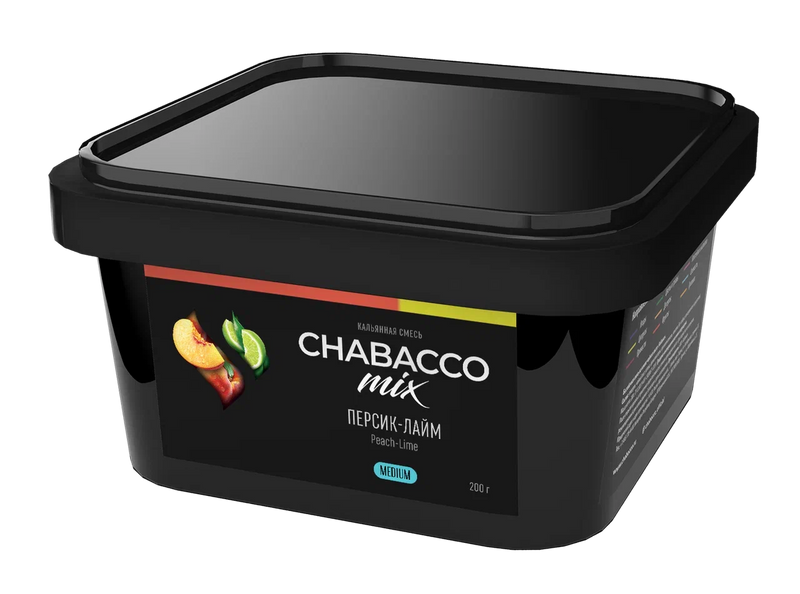 Chabacco Peach Lime Hookah Tobacco 200g