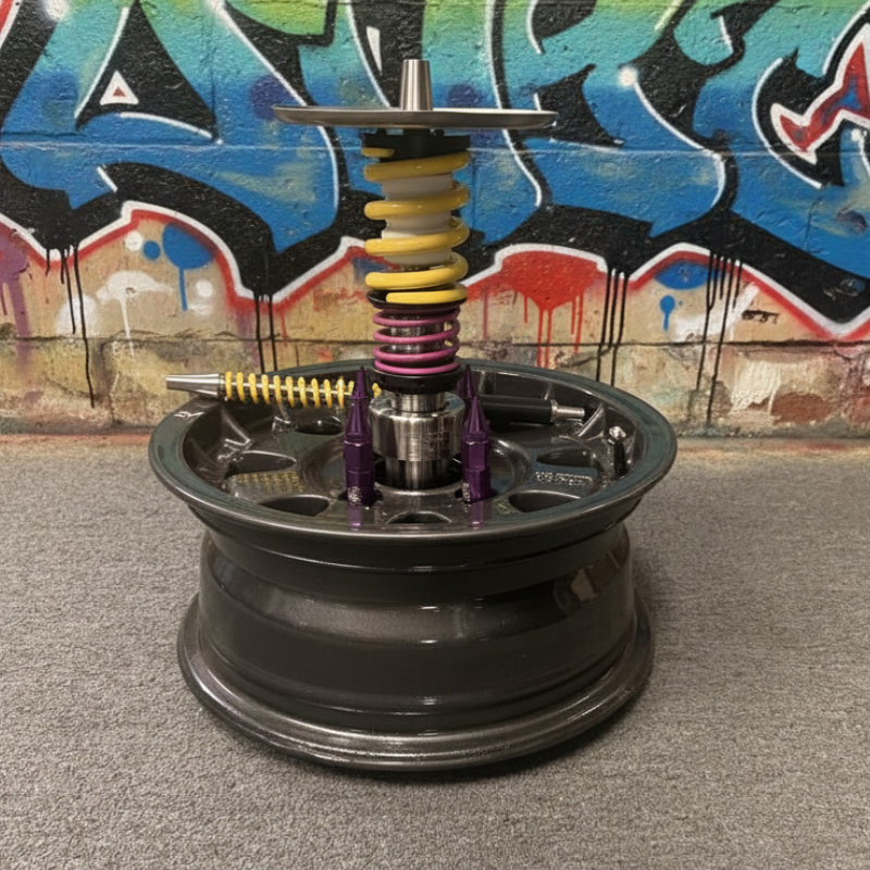 Shi Carver Hookah Wheel Gray – Yellow