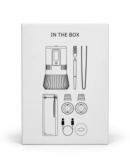 ZyLit E-Hookah box contents and accessories