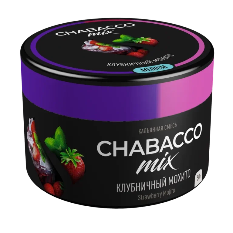 Chabacco Strawberry Mojito Hookah Tobacco 50g