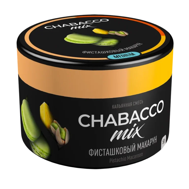Chabacco Pistachio Macaroon Hookah Tobacco 50g
