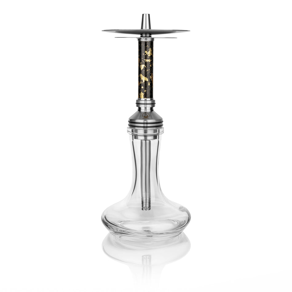 Steamulation Xpansion Mini Carbon Gold Leaf Hookah