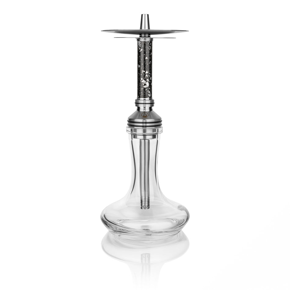 Steamulation Xpansion Mini Carbon Silver Leaf Hookah