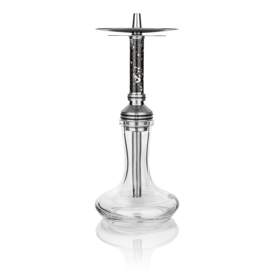 Steamulation Xpansion Mini Carbon Silver Leaf Hookah