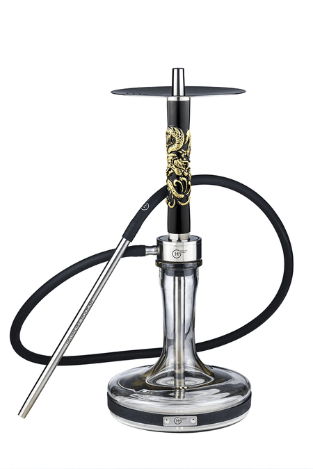 Geometry Hookah Big Bro Dragon Black