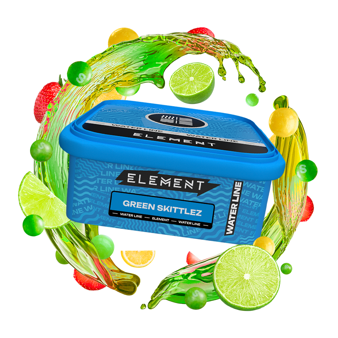 Element Tobacco Green Skittlez (Water Line) – 200gr
