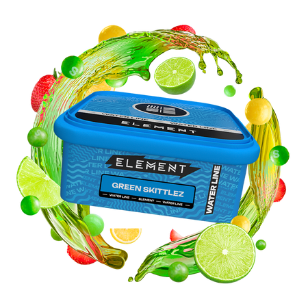 Element Tobacco Green Skittlez (Water Line) – 200gr