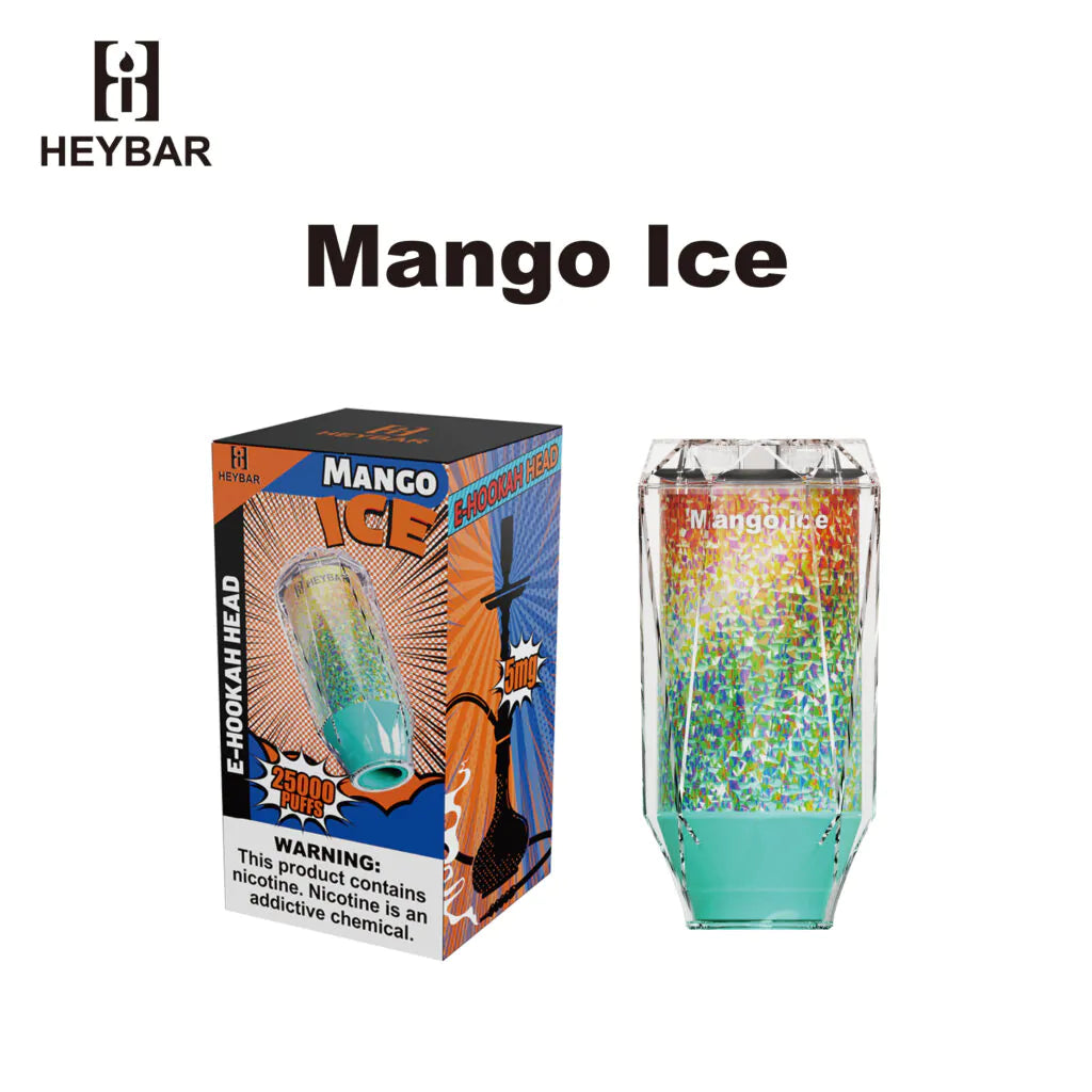 HeyBar E-Hookah Head 25k Disposable Mango Ice