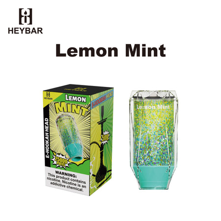 HeyBar E-Hookah Head 25k Disposable Lemon Mint