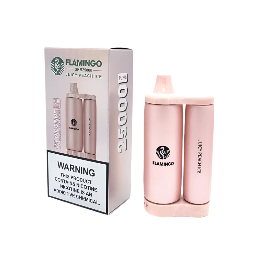 Flamingo Disposable Vape – Juicy Peach Ice
