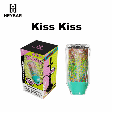 HeyBar E-Hookah Head 25k Disposable Kiss Kiss