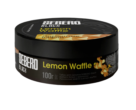 Sebero Black Lemon Waffles 100g