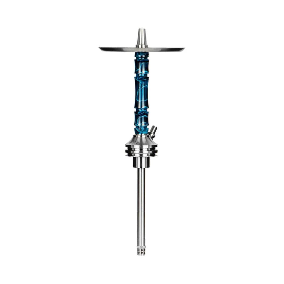 Moze Varity Lounge Silver Wavy Blue Hookah