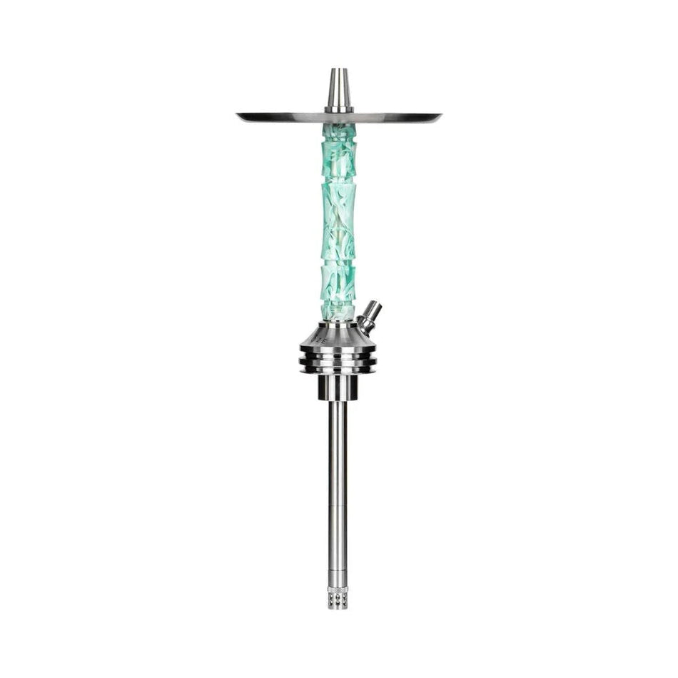 Moze Varity Lounge Silver Wavy Mint Hookah