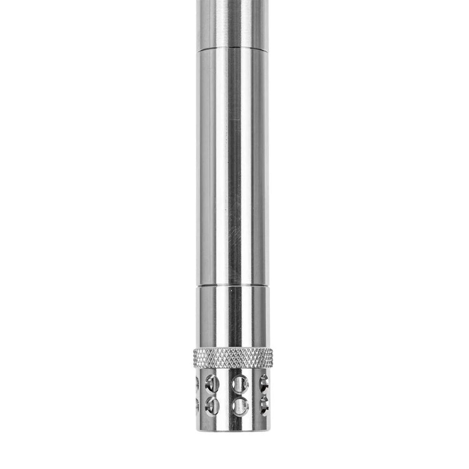 Moze Varity Lounge Silver Wavy Frosted Hookah