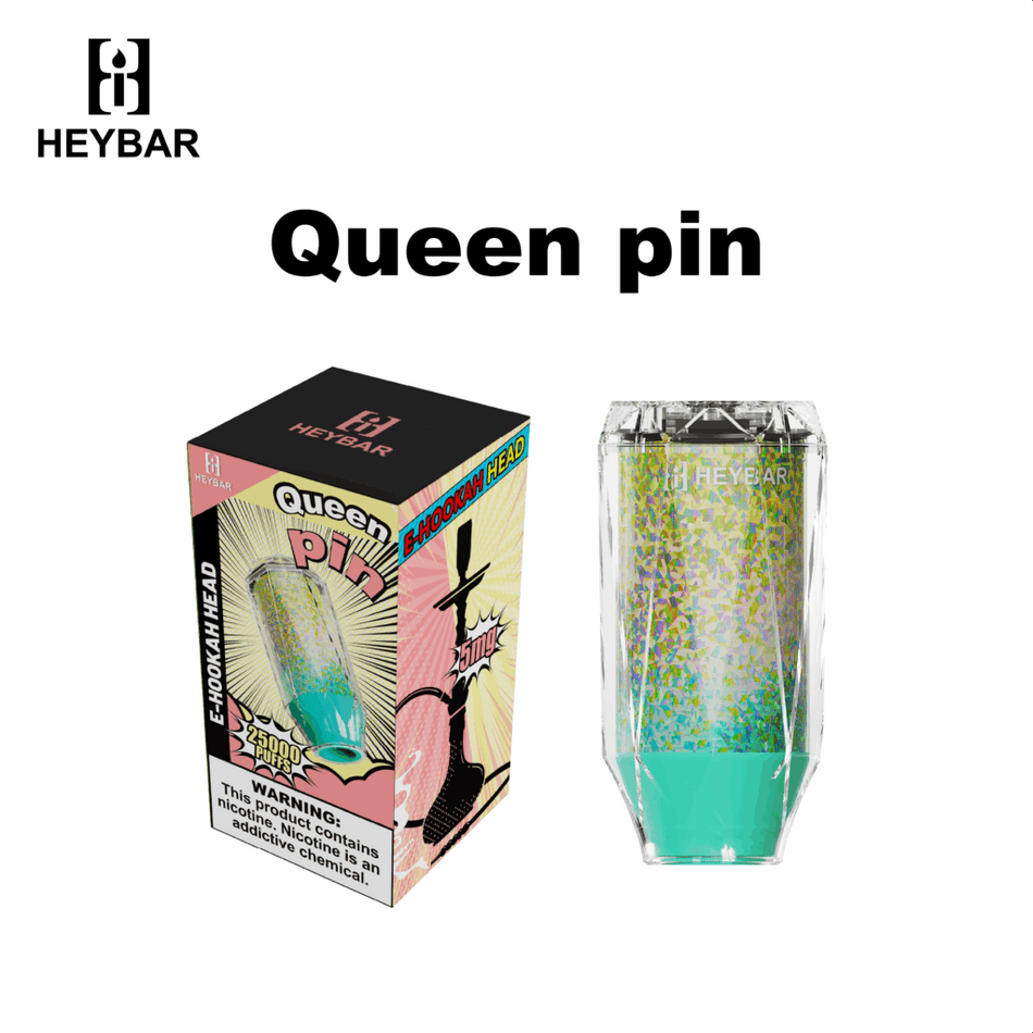 HeyBar E-Hookah Head 25k Disposable Queen Pin