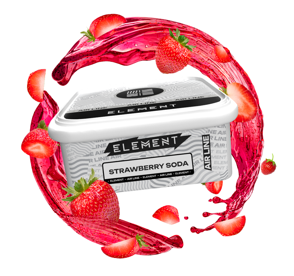 Element Tobacco Strawberry Soda (Air Line)- 200gr